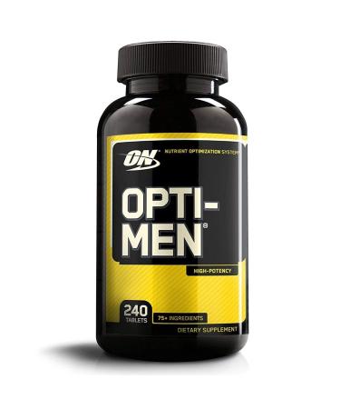 Optimum Opti-Men Multi-Vitamin Vitamin D Amino Acids B-Complex 240 Tablets