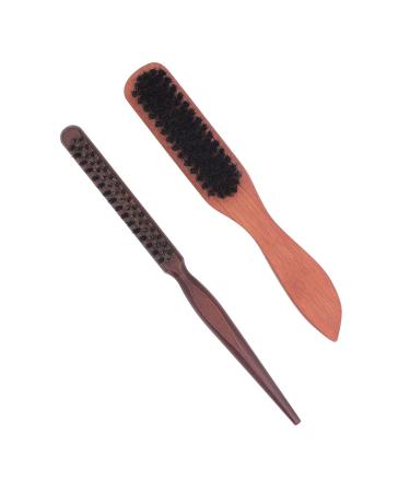 Grooming Beard Brush 2 Pack Durable Ergonomic Design & Soft Bristles for Men's Beard Care - Buy Online on GoSupps.com