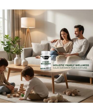 Probase Nutrition Ultimate Apigenin Capsules 50mg - Non-GMO, Vegan, Gluten Free - 4 Month Supply - Herbal Relaxation Support Formula - Buy Online on GoSupps.com