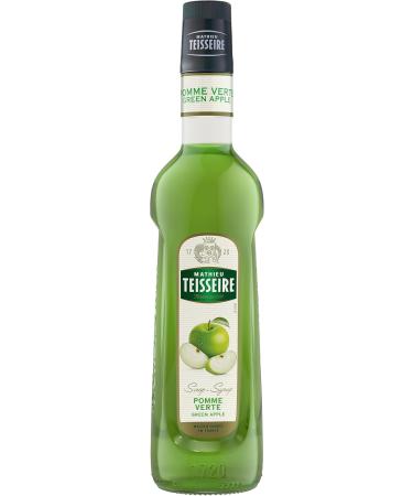 Mathieu Teisseire Green Apple Syrup for drinks sodas teas lemonades cocktails mocktails 70cl bottle - Buy Online on GoSupps.com