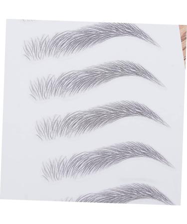 FOMIYES 4 Pcs 3d Eyebrow Stickers False Eyebrows Spray Talcum Imitation Eyebrow Template Eyebrow Trimming 6d 1 count (Pack of 1) Blackx2pcs - Buy Online on GoSupps.com