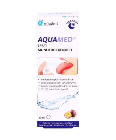 Miradent aquamed mouth drying spray