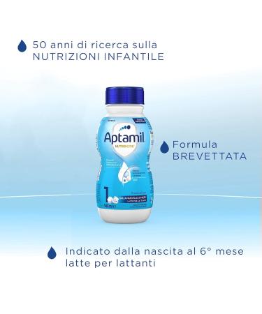 Aptamil 1 Liquid Milk for Infants 0-6 Months | 500ml | International Shipping Available - Buy Online on GoSupps.com