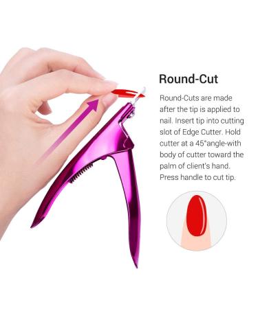 MelodySusie Nail Clippers - Manicure Tip Cutter for Artificial & Gel Nails - Pink | International Shipping - Buy Online on GoSupps.com