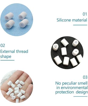 100 PCS Cord Locks Soft Silicone Toggles for Masker Drawstrings  Adjustable Lanyard Buckle Barrel Connectors  Elastic Cord Adjuster Non Slip Stopper (White) - Buy Online on GoSupps.com