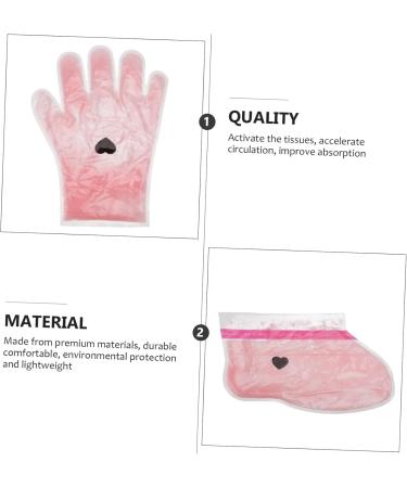 Beavorty 4 Pairs wax gloves paraffin bath liner gloves wax care insulated mitten Wax Hand Cover Beauty Hand Wax Cover Hand Feet Wax Cover feet care kit Paraffin Wax foot bath mat - Buy Online on GoSupps.com