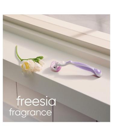 Gillette Venus ComfortGlide Freesia Women's Razor Refills - 4 Pack - Buy Online on GoSupps.com