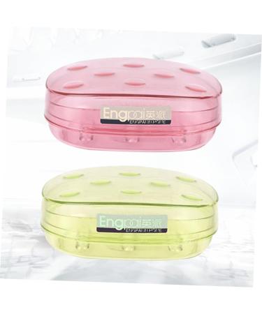 Ciieeo 2pcs Soap Dish Holder Soap Container Soap Box Portable - Buy Online on GoSupps.com