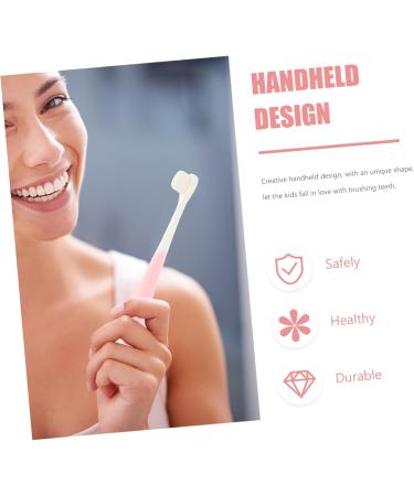 Marmerdo 3-Piece Ergonomic Children's Toothbrush Set for Toddlers Aged 3-12 | Perfect for Daily Use & Travel - Buy Online on GoSupps.com