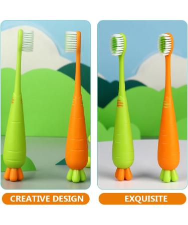 Frcolor 16 STK Carrot Toothbrush Set for Kids | Manual Oral Care & Toddler Brushes | Fun Effective Dental Care - Buy Online on GoSupps.com