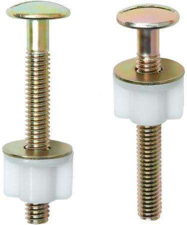 2Pcs Toilet Seat Screws  Steel Toilet Seat Hinge Bolts and Nuts  Heavy Duty Toilet Seat Fastener with Plastic Nuts and Metal Washers  Toilet Hardware Replacement for Top Mount Toilet Seat Hinges - Buy Online on GoSupps.com