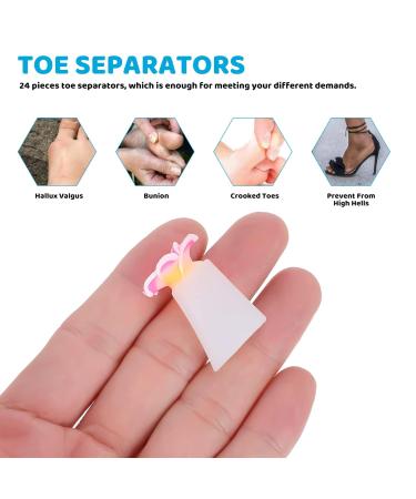 Uonlytech 32pcs Silicone Toe Separators Flower Nail Art Tools for Perfect Pedicures | Toe Dividers & Spacers for Nail Salons | International Shipping - Buy Online on GoSupps.com