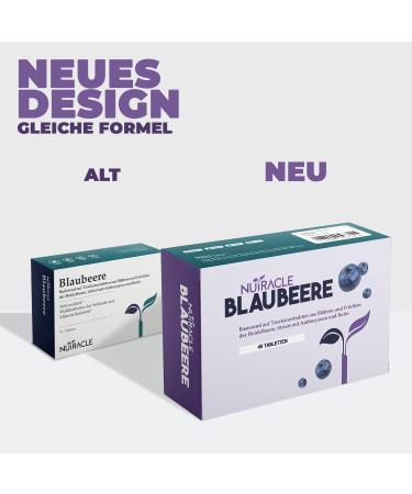 Nutracle Blueberry 600mg | 45 Tablets for Microcirculation Eye Health & Detox | High Dose Anthocyanins & Rutin - Buy Online on GoSupps.com