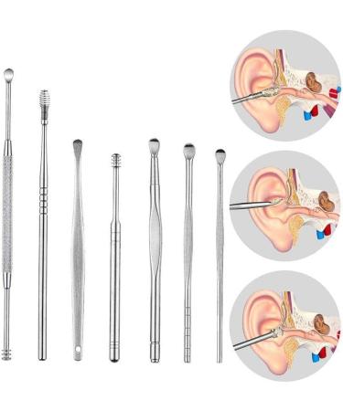 WNPXQNT 7Pcs/Set Ear Wax Pickers Steel Earpick Ear Cleaner Set - Ear Care Tool for Safe and Effective Wax Removal - Buy Online on GoSupps.com
