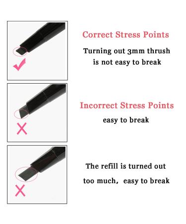 Shop Dark Brown Eyebrow Pencil Set | Waterproof Double-Sided Tools & Accessories - International Shipping Available - Buy Online on GoSupps.com