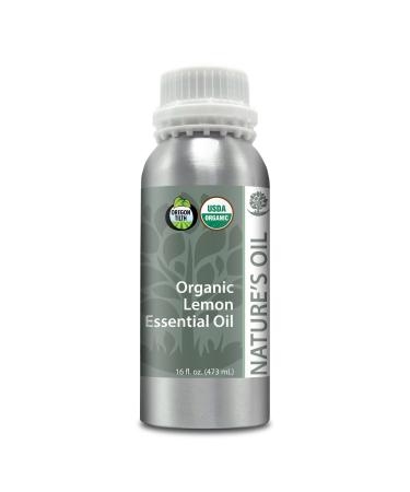 Best Lemon Essential Oil Pure Certified Organic Therapeutic Grade 1Lb