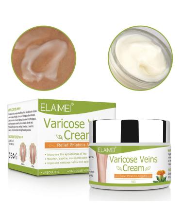ELAIMEI Varicose Veins Cream - Eliminate Varicose & Spider Veins, Improve Circulation, Relieve Leg Pain & Itching - 1.76 OZ - Buy Online on GoSupps.com