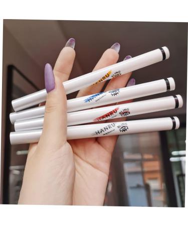 Balacoo 6pcs White Eyeliner Liquid Ultra-fine Felt-tip Eyeliner 4 in One Makeup Pen Liquid Eyeliner Matte - Buy Online on GoSupps.com