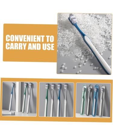 Frcolor Portable Travel Toothbrush Set - 4 Pieces for Easy Oral Care | Hard & Fine Bristle Manual Tooth Cleaning - Buy Online on GoSupps.com