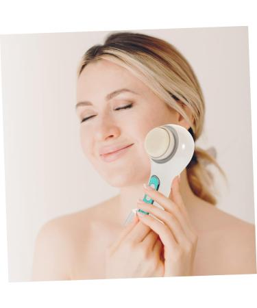 Housoutil 1 Set Facial Cleansing Brush Face Exfoliator Brush Home Facial Cleaner Face Washing Brush Makeup Remover Brush Electric Cleaner Usb Household Cleasing Milk Abs - Buy Online on GoSupps.com