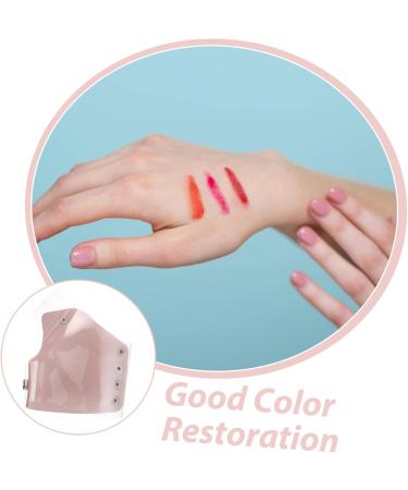  Healeved Healeved Palette Gloves Small Makeup Mixing Tray Makeup Mixing Palette Makeup Must-Haves Mixing Plate Makeup Foundation Plate Makeup Plate for Foundation Eyeshadow Makeup PU Pink - Buy Online on GoSupps.com