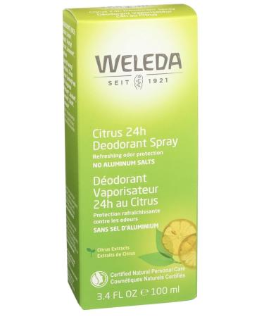 Weleda Refreshing Non-Aerosol Deodorant Spray Citrus & Sage 12h | 3.4 Fl Oz | International Shipping - Buy Online on GoSupps.com