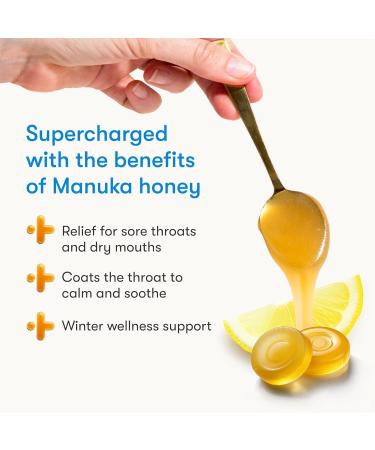 NEW ZEALAND HONEY CO. Manuka Honey Lozenges - Cough Drops - 40 Count - Buy Online on GoSupps.com