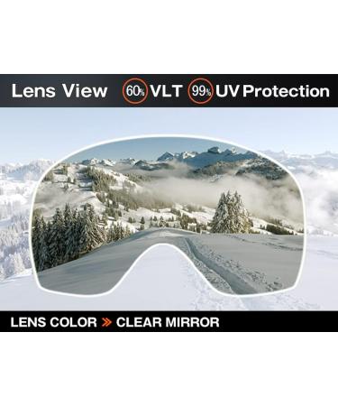 Oakley A Frame Snow Goggle Ski Snowboard Zero Replacement Lens - Buy Online on GoSupps.com