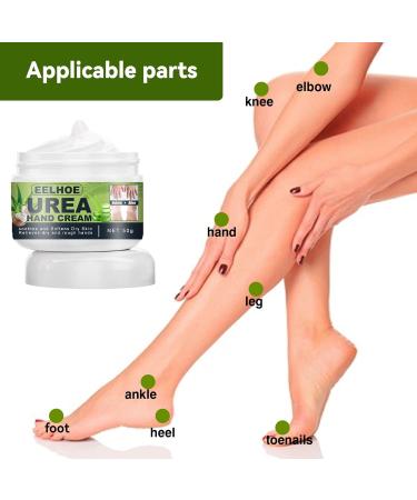 Maximum Strength 42% Urea Foot Cream Callus Remover for Dry, Hard Skin - Cracked Heel Repair 50g - Buy Online on GoSupps.com
