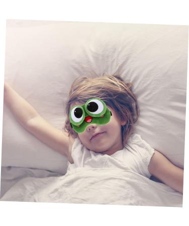 Masque de Sommeil Gel Grenouille Fantaisie Bandeau Occulant L ger Masque Yeux Dessin Anim Confort Enveloppant Voyage D tente Accessoires Sommeil pour Adultes et Gar on 18X9X5CM Vert Fonc  - Buy Online on GoSupps.com