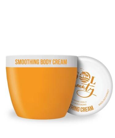 Cr me hydratante pour le corps au caramel sal et la vanille l'huile de noix du Br sil et de buriti raffermissante et hydratante adapt e aux v g taliens 220 ml