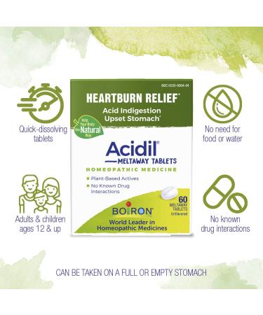 Boiron Acidil: Natural Heartburn Relief Supplement - Buy Online on GoSupps.com