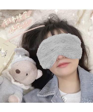 Plush Animal Sleeping Eye Cover for Kids and Adults - Funny Soft Blindfold for Travel and Ice Pack Insert - Buy Online on GoSupps.com