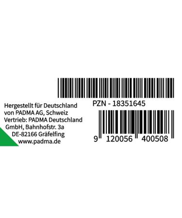 Padma Galetb 60 Kaps - Vegan Bitter & Herb Supplement with Artichoke & Dandelion | Zinc for Fatty Acid & Macronutrient Metabolism - Buy Online on GoSupps.com