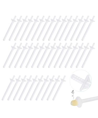 50 PCs nose wax sticks disposable plastic nose wax sticks safe nose wax stripes Applicators for adult women and men