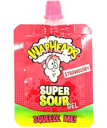 Warheads Super Sour Squeeze Gel Candy 20g - Cherry Apple Strawberry Blue Raspberry - Fun Squeezable Pouch - Buy Online on GoSupps.com