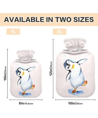 Funny Sweet Penguin Heat Bottle with Cover - 2L Warm-Up Bag for Pain Relief & Heat Therapy | Ideal for Hands Feet Shoulders & Cramps - International Shipping - Buy Online on GoSupps.com