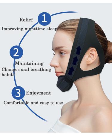 Anti Snore Chin Strap - Adjustable CPAP Chin Strap for Snoring Relief | Breathable Mouth Closure Headband - Buy Online on GoSupps.com