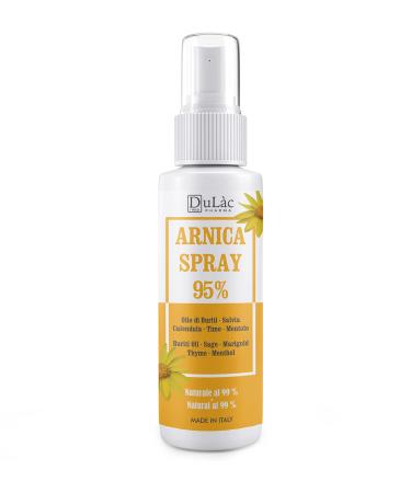 Arnica Spray Dulàc for Bruising and Swelling with 95% Arnica Montana, Ideal for Muscle and Joint Massages