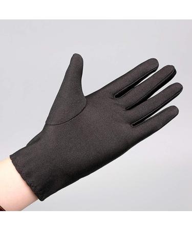 Cotton Hand Glove Gloves Cotton Gloves Night-Sleeping Lotion Spa Gloves for Women Dry Hands 3pair (Black) - Buy Online on GoSupps.com
