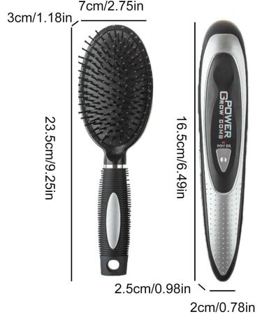 Meridian Hair Brush Massager | Scalp Massager Comb for Hair Growth | International Shipping Available - Buy Online on GoSupps.com
