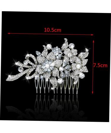 DOITOOL Bridal Hair Side Comb Combs for Women Hair Accessories for Women Crystal Headpiece Hair Teasing Comb Women Hair Accessories Tiara Women Hair Clip Bride Hair Plug Bow Tie - Buy Online on GoSupps.com