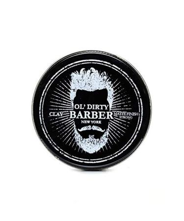 OL' DIRTY BARBER Styling Clay For Men - Strong Hold Water Base Clay for Matte Finish | Long Lasting for All Hair Types - Hair Wax Clay