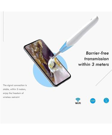 XIXIDIAN Ear Wax Removal Ear Cleaner with Camera HD Endoscope Earwax Remover Tool Wireless Ear Otoscope Ear Cleaning Tool 5.5mm Visual Ear Pick - Buy Online on GoSupps.com