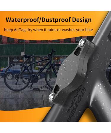 Gmili Universal Bicycle Bracket for Apple AirTag | Theft Protection with Screws - Black Accessory for Bottle Holder - Buy Online on GoSupps.com