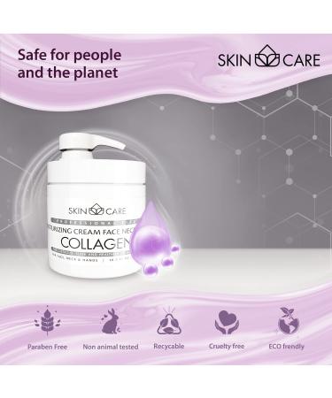 Buy 3-in-1 Collagen Moisturizing Cream for Face Neck & Hands - All Skin Types - 16.9 fl. oz - Daily Hydration & Absorption - Buy Online on GoSupps.com