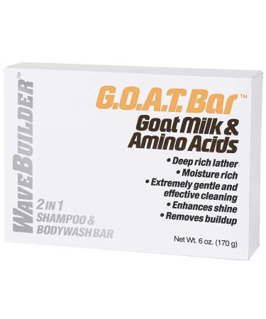 Wavebuilder G.O.A.T. Bar Goat Milk & Amino Acids 2 in 1 Shampoo & Bodywash BAr
