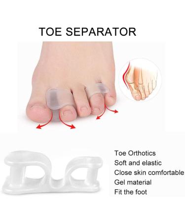 Akozon Hallux Valgus Toe Corrector Set - 5 Pairs | Orthotics Foot Thumb Spreader & Bunion Straightener Tool - Buy Online on GoSupps.com
