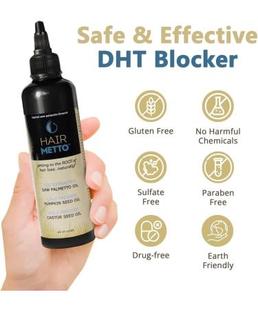 HAIRMETTO Topical Hair Oil Hair Loss Product Formulated with Saw Palmetto Oil and Pumpkin Seed Oil for Hair Growth Soothes Dry Scalp Strengthens Roots Lavender Scent 118 mL Bottle - Buy Online on GoSupps.com