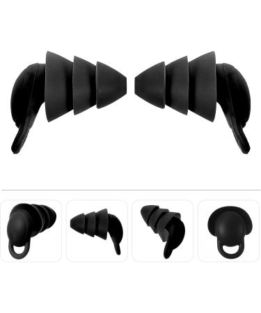 Anti Noise Earplugs - Sound Blocking Noise Canceling Ear Plugs for Sleeping & Study - Comfortable & Effective Sound Insulation - 1 Pair Black - Buy Online on GoSupps.com
